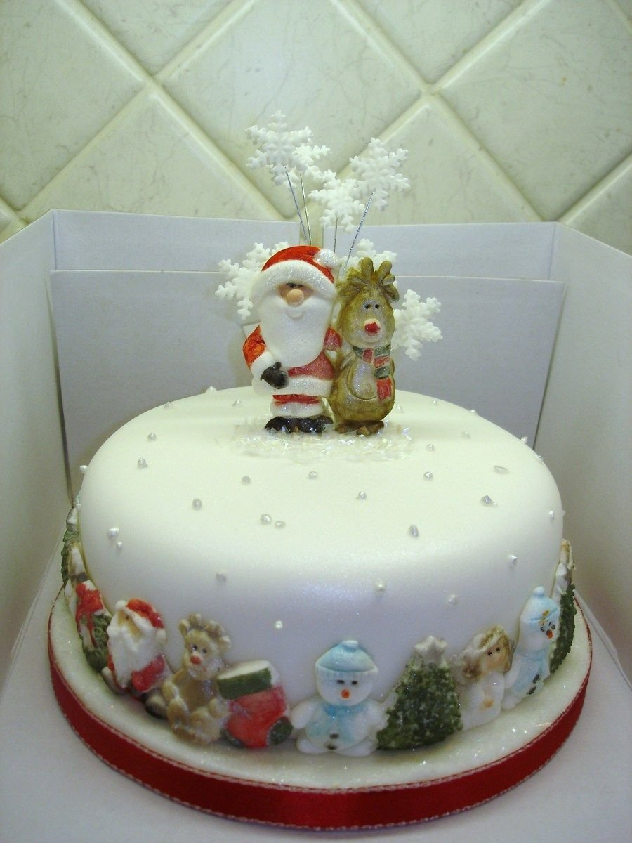 Торт дед Мороз на новый год