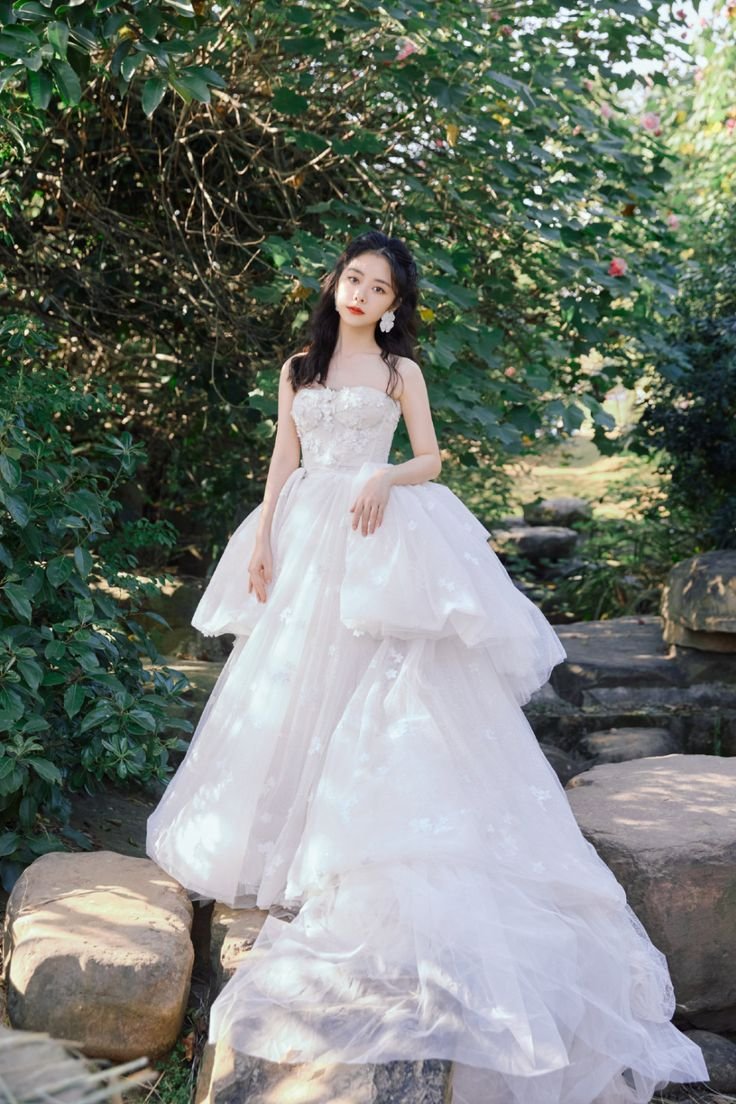 Корейской свадебное платье Анастасия Юнг
