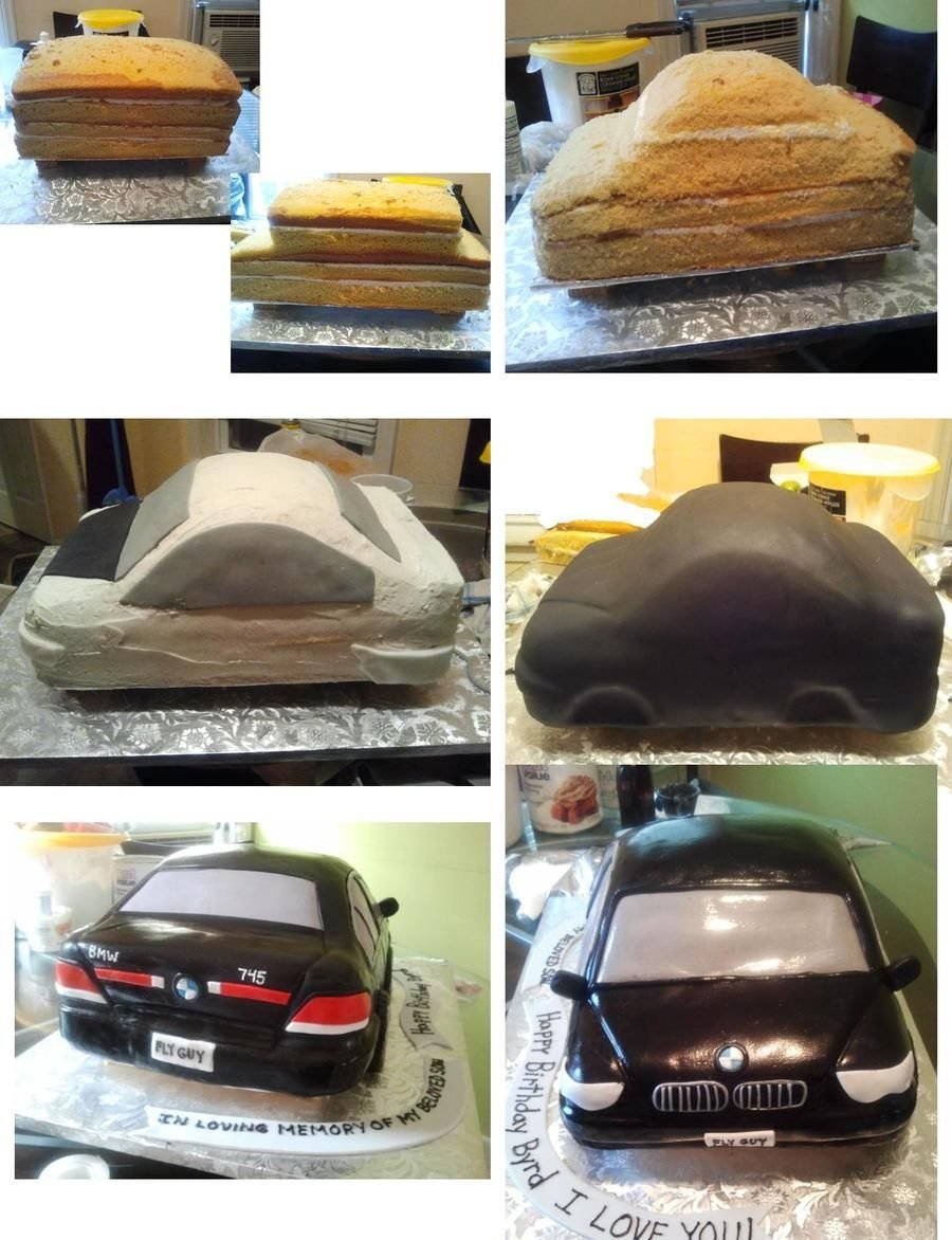 Торт машина с мастикой