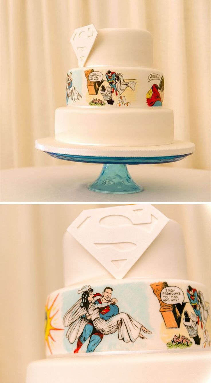 Торт в стиле супергероев