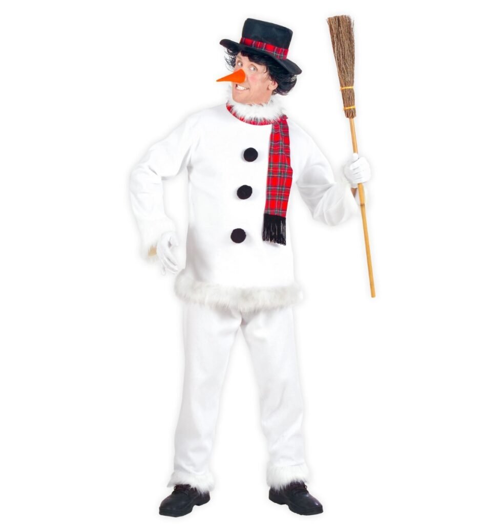 Новогодний костюм снеговика для мальчика