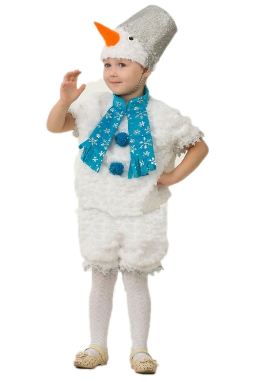Эскиз костюма снеговика