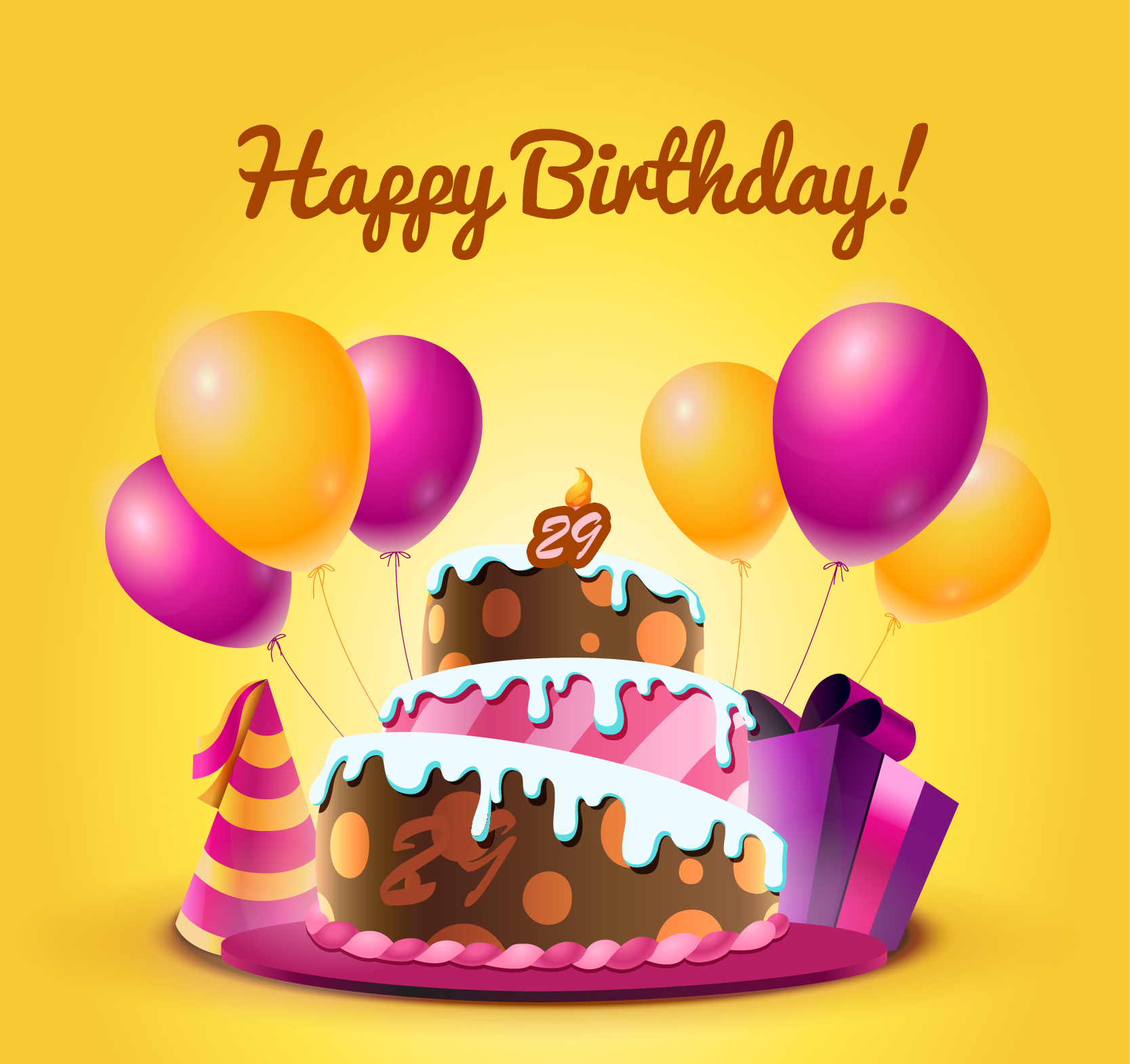 Поздравление куме 45. С днем рождения. Открытка с днём рождения. Открытка с днём рождения торт. С днём рождения торт шарики.