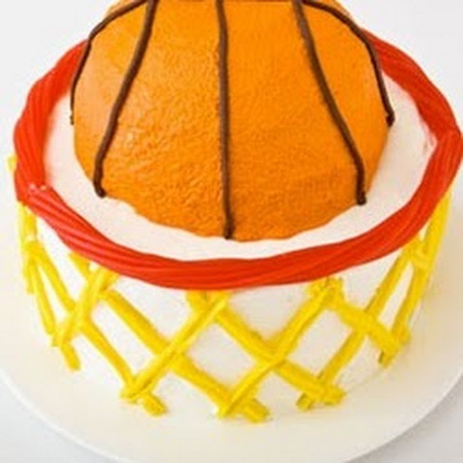 Торт баскетбольный мяч из крема