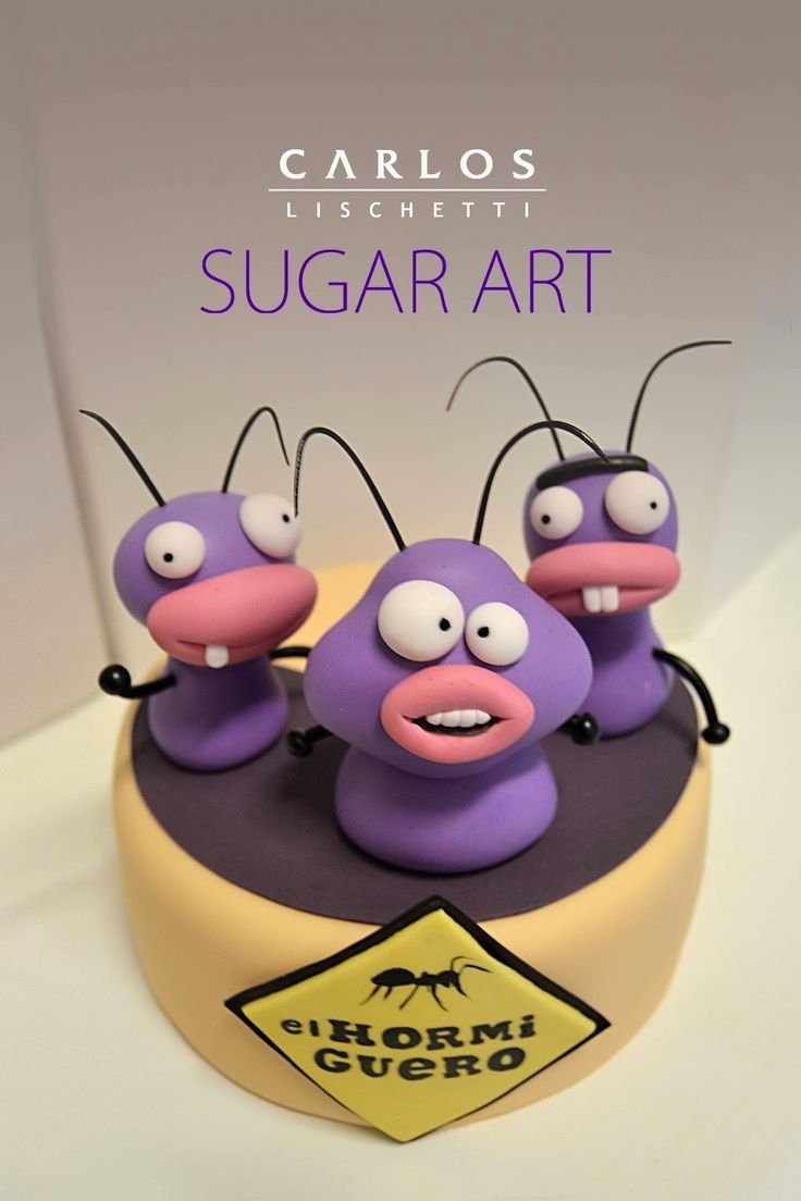 Торт с дизайном муравья