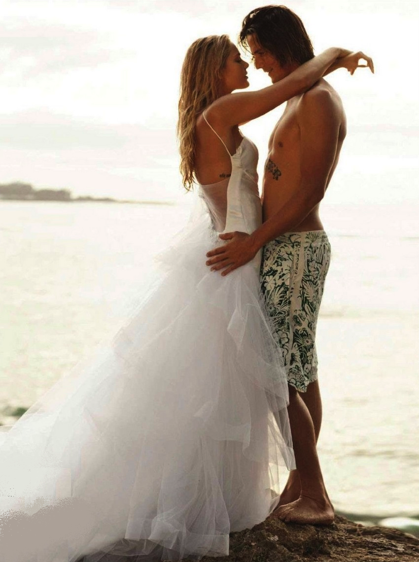Платье короткое для пляжной свадьбы