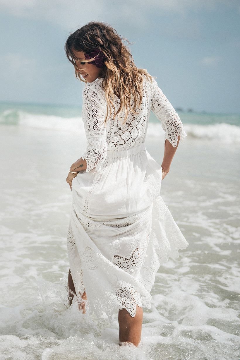 Платье для пляжной свадьбы