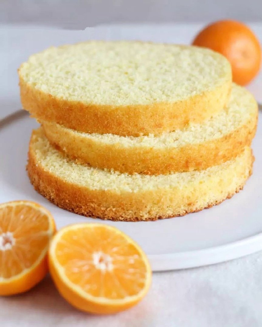 Торт с апельсиновым кремом