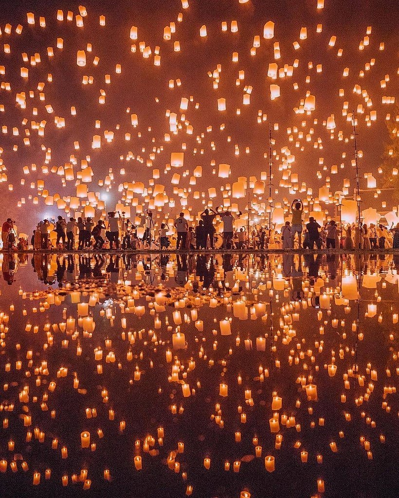 Фестиваль небесных фонариков в Тайване