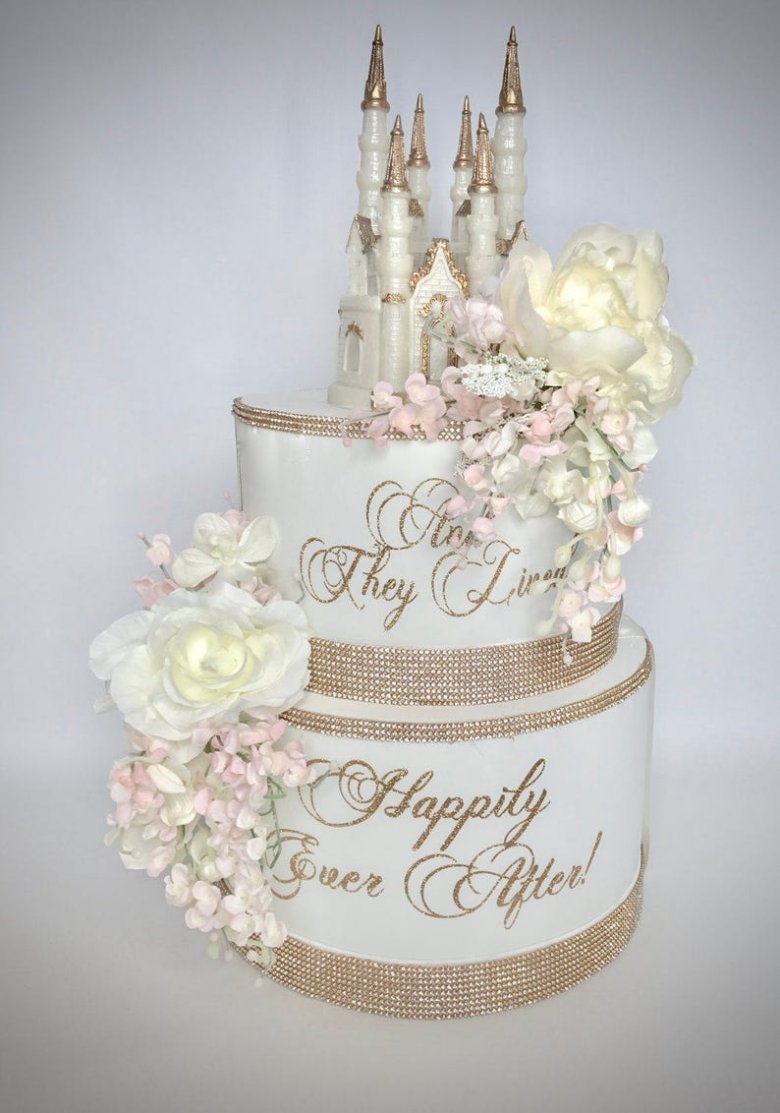 Красивый торт на хрустальную свадьбу