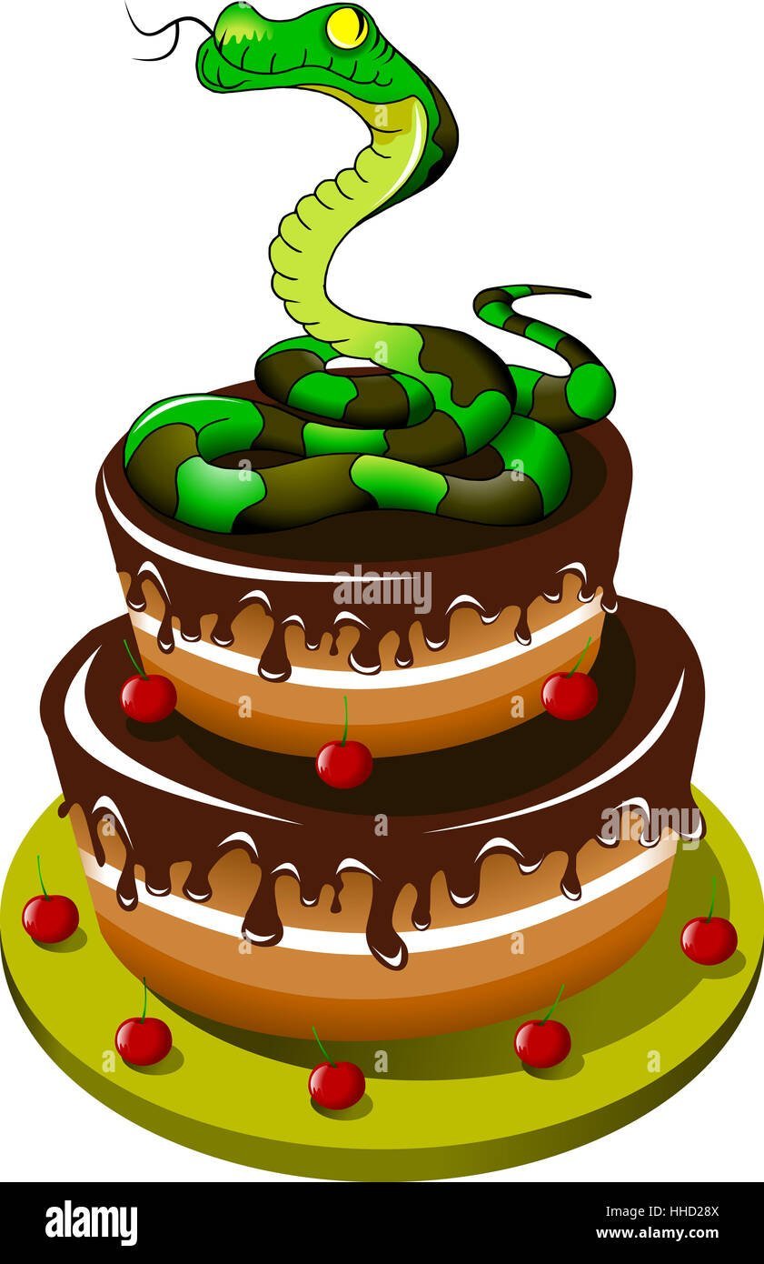 Змея поздравляет с днем рождения