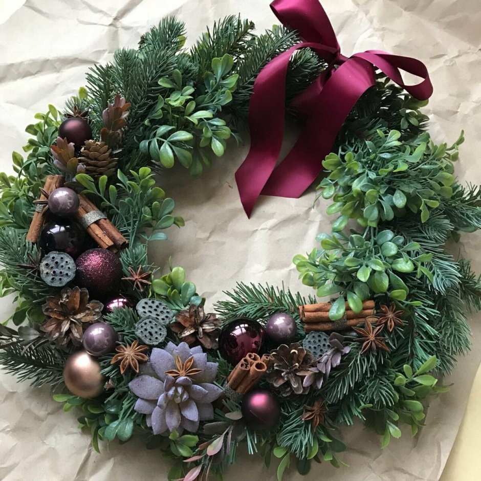 Рождественский венок HANDMADEMANIA