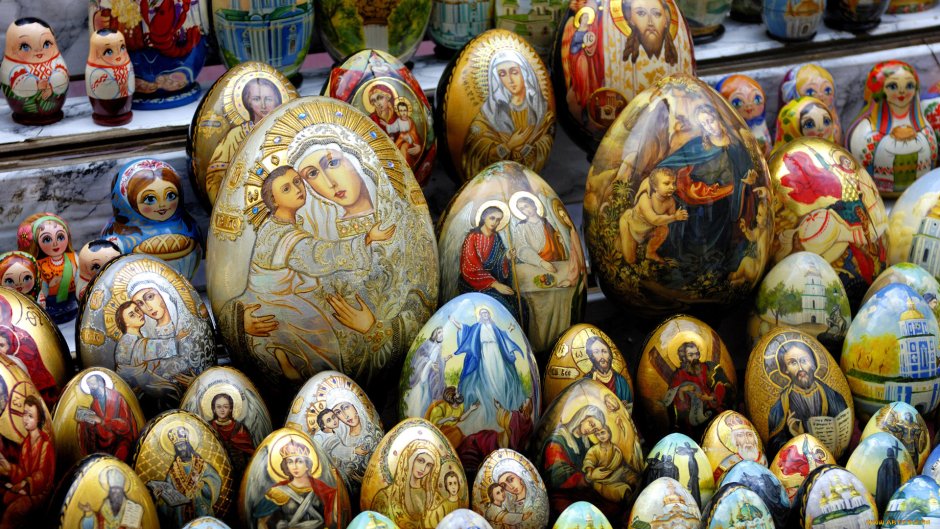Пасхальное яйцо Россия