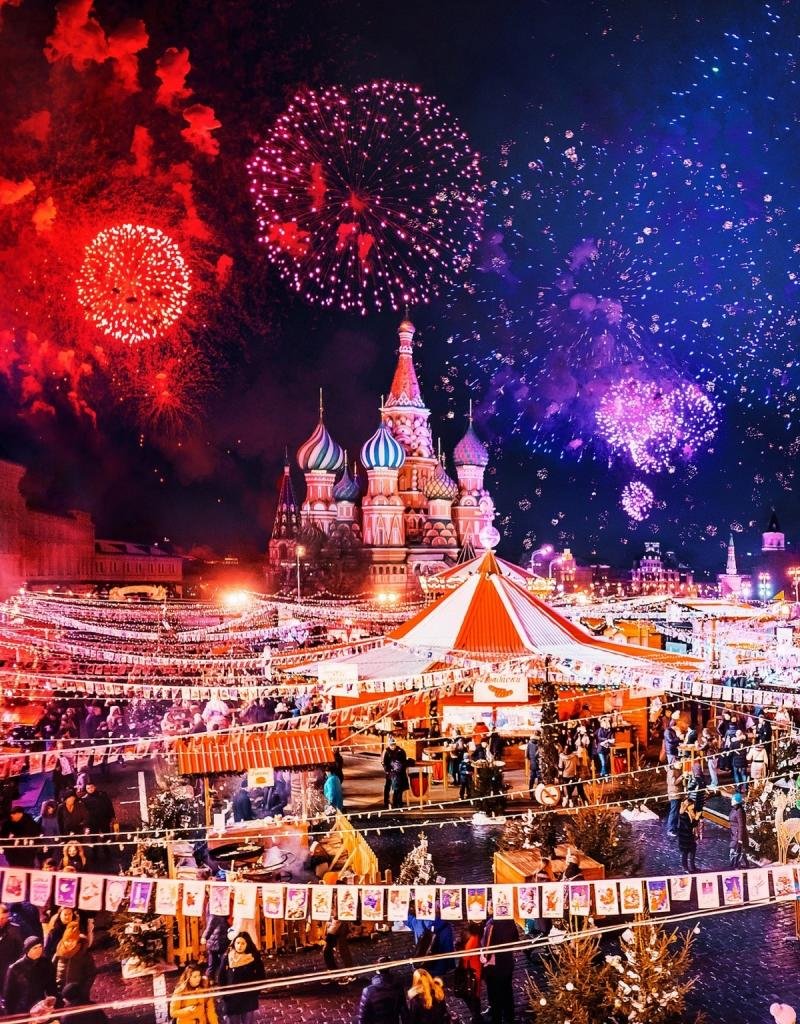 Новогодняя Москва