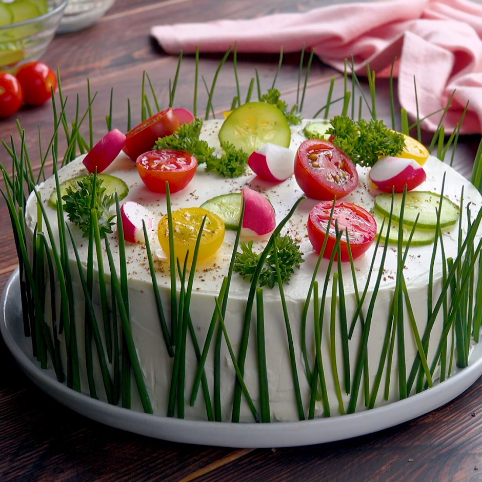 Красивые закусочные торты
