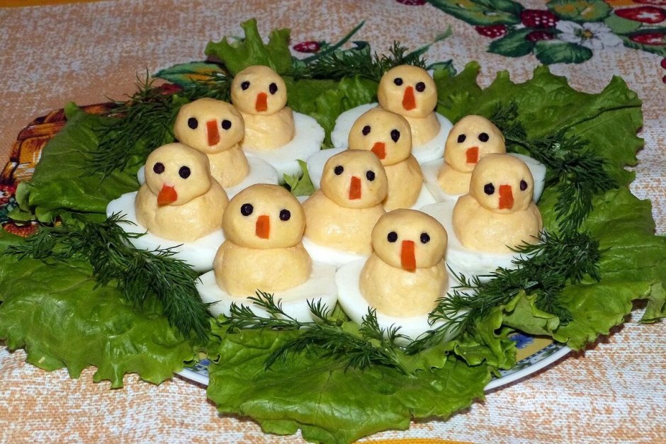 Украшение блюд для детского стола