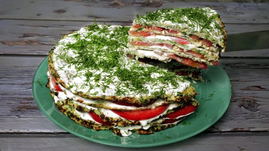 ПП кабачковый торт