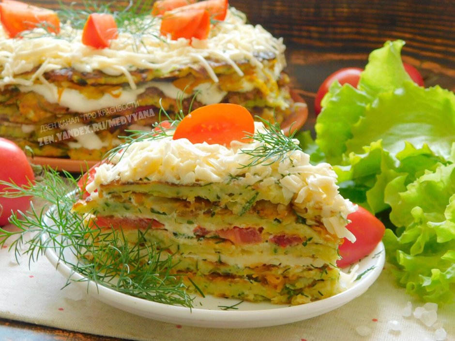 Торт из кабачков