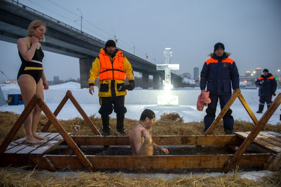 Якутск крещение прорубь