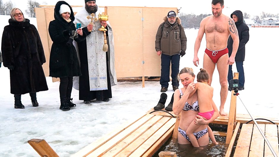 Купание Путина на крещение 2021