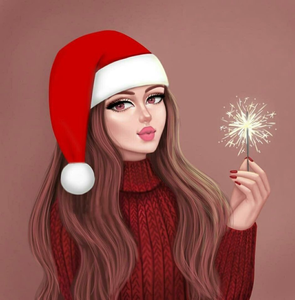 Девушка рисунок