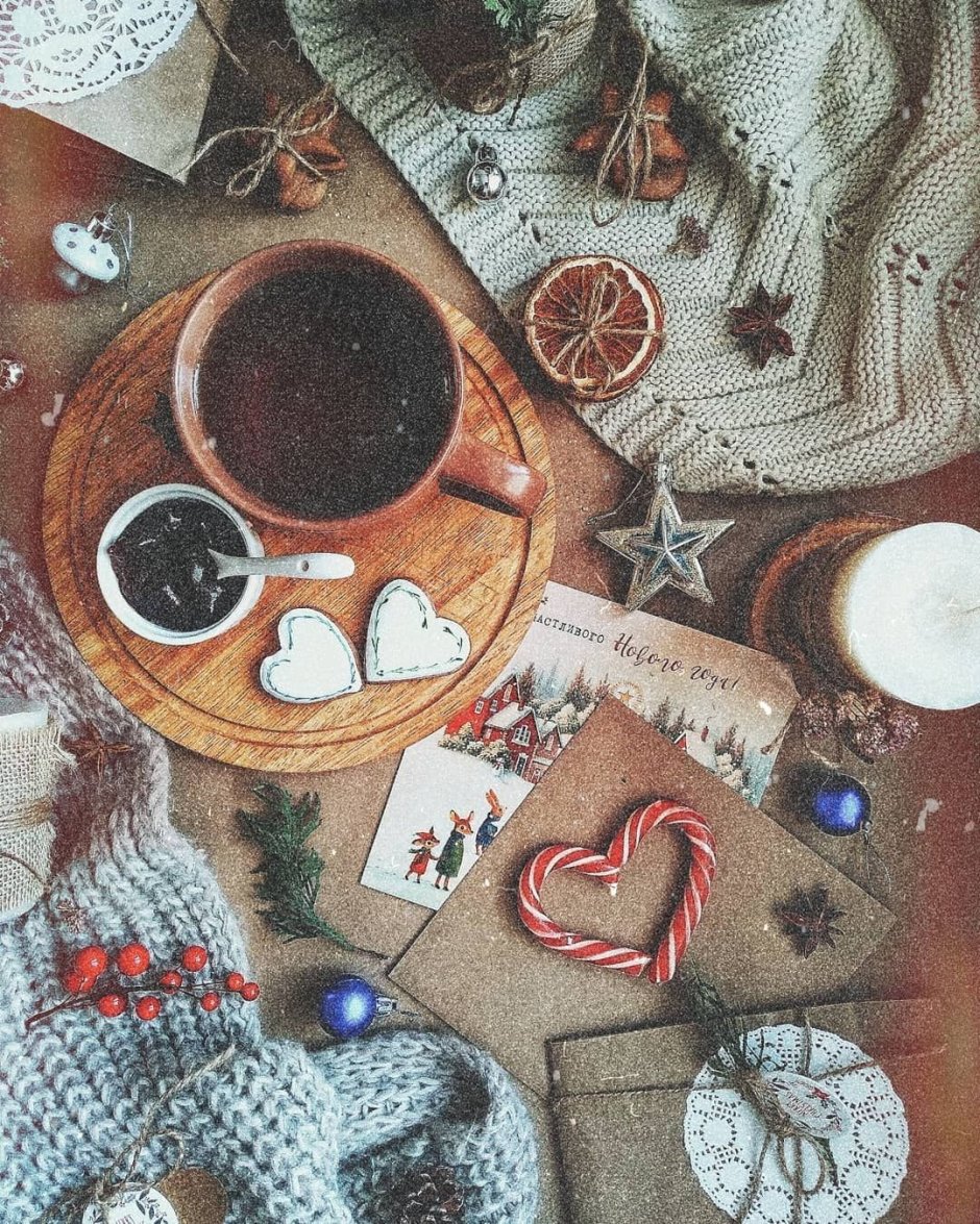 Рисование Новогодняя Эстетика