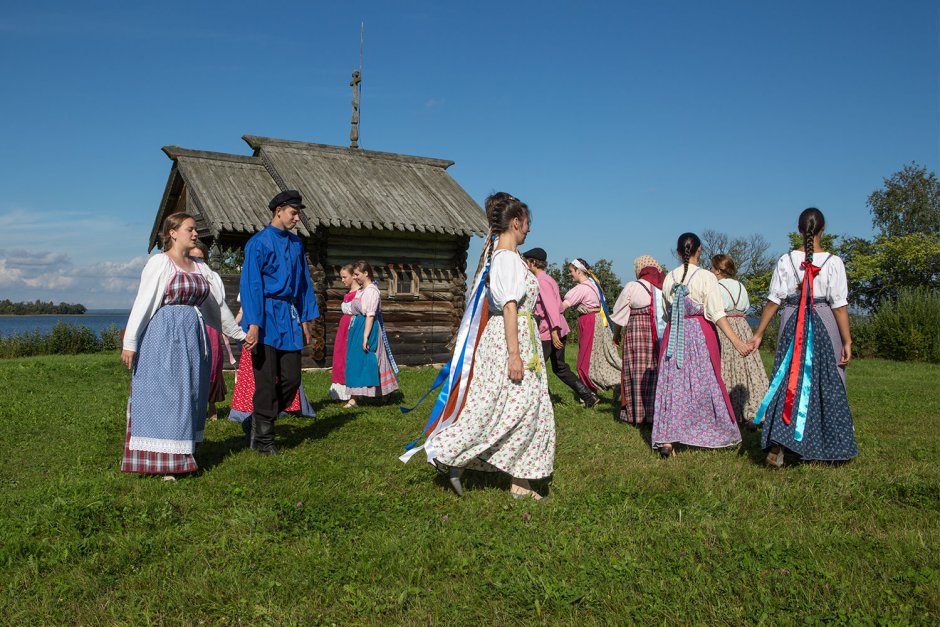 Карелы на Кижи