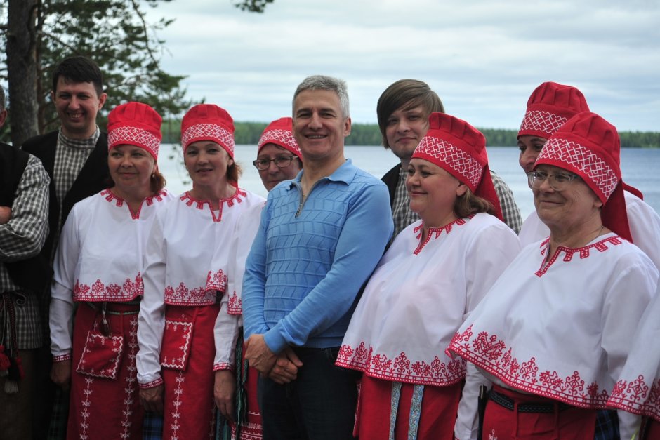 Национальный костюм Карелии вепсы