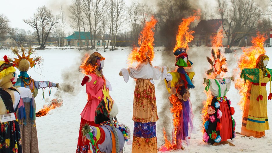 Празднование Масленицы