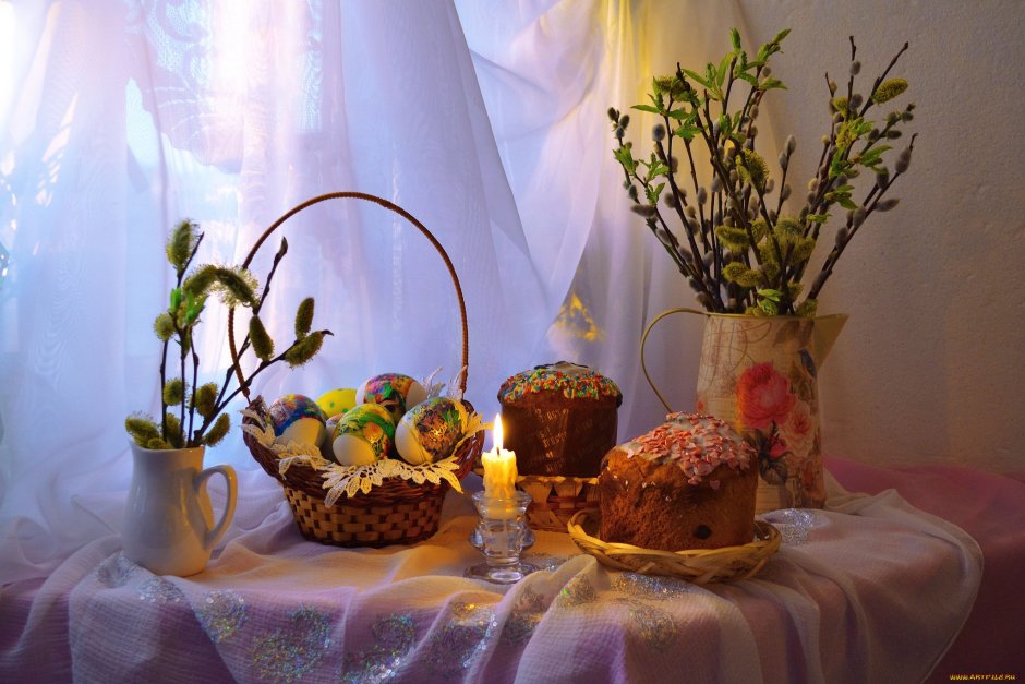 Вербы яйца кулич Христос Воскресе
