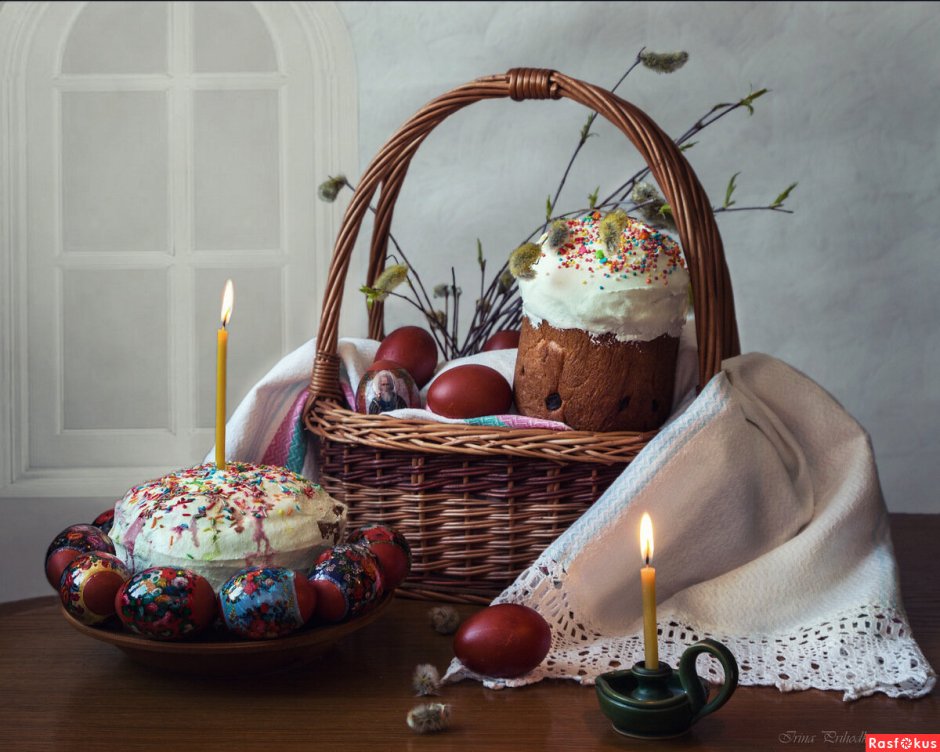 Корзинка для кулича и яиц