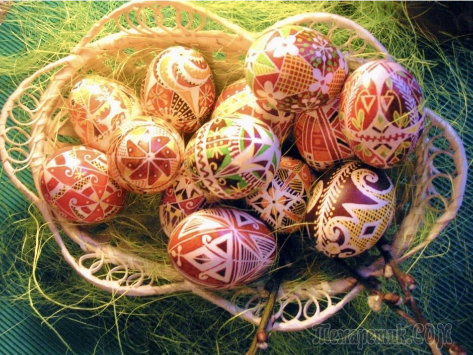 Кулич и яйца