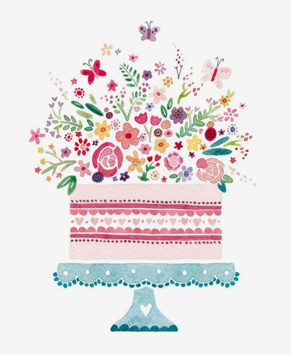 Happy Birthday стильные открытки