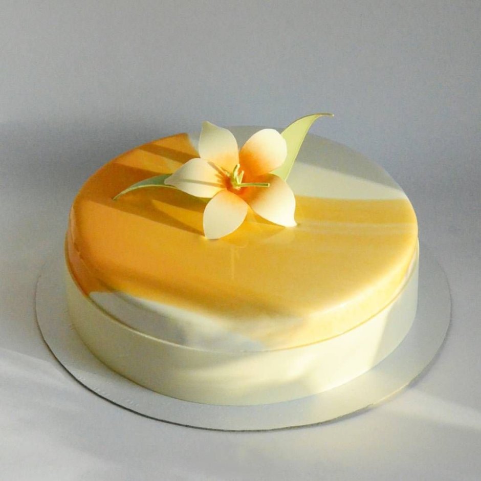 Mango Cake Top view