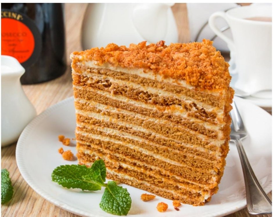 Торт со сгущенкой и сметаной