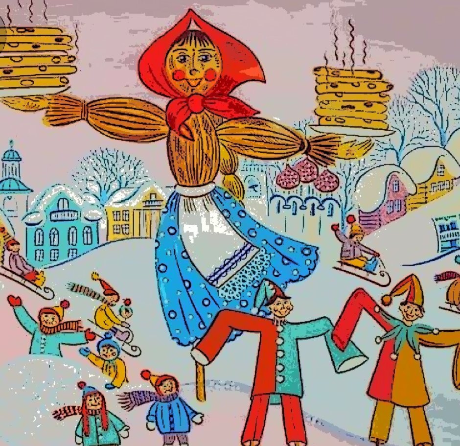Масленица фон
