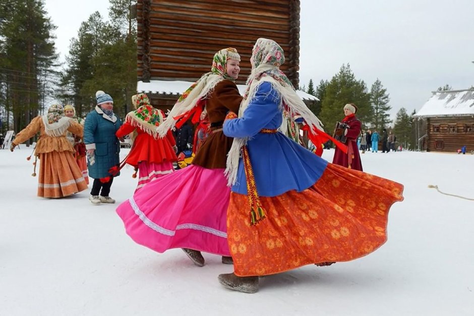 Сжигание чучела Масленицы Васнецов