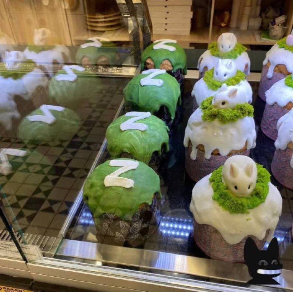 Креативные пасхальные куличи