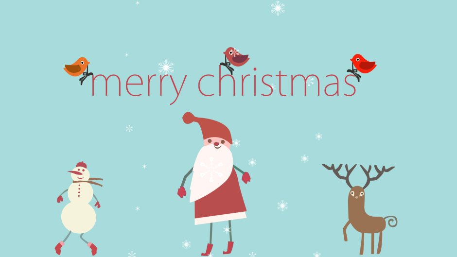 Merry Christmas Минимализм