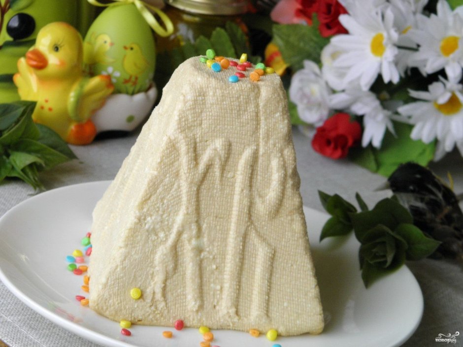 Творожная Пасха с изюмом