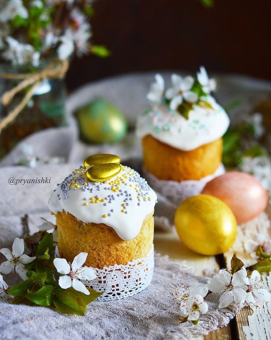 Кулич Пасхальный красивый