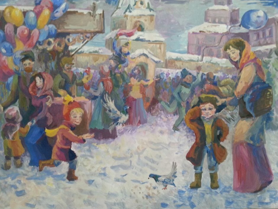 Композиция на тему Масленица