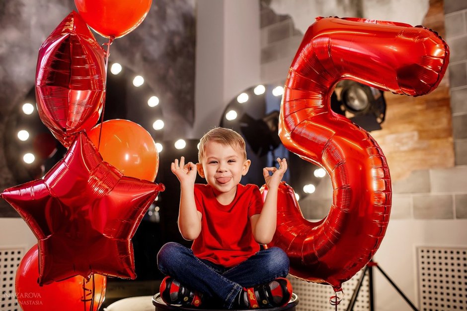 Фотосессия 5 лет мальчику на день рождения