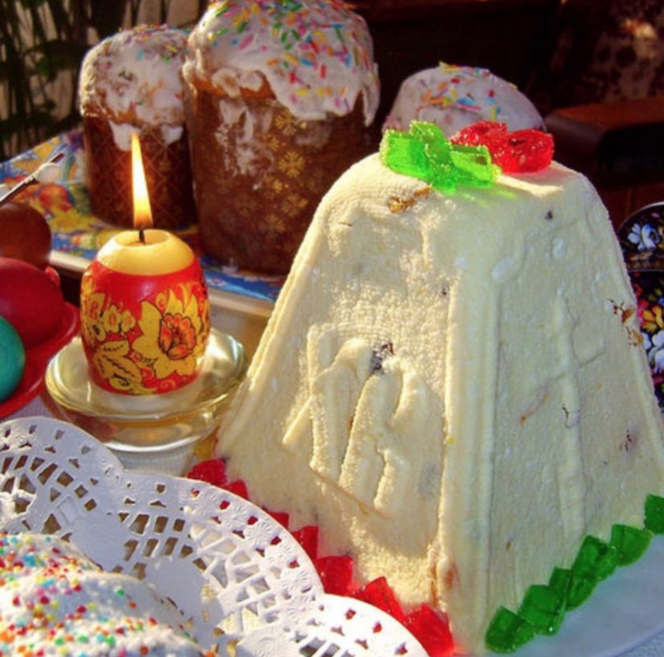 Украшение куличей в эко стиле