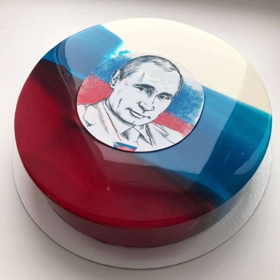 Торт волосы из ягод