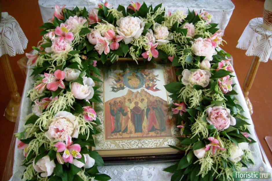 Вознесение Господне флористика Храмовая