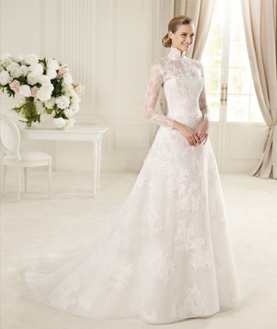 Pronovias 2013 с длинным рукавом