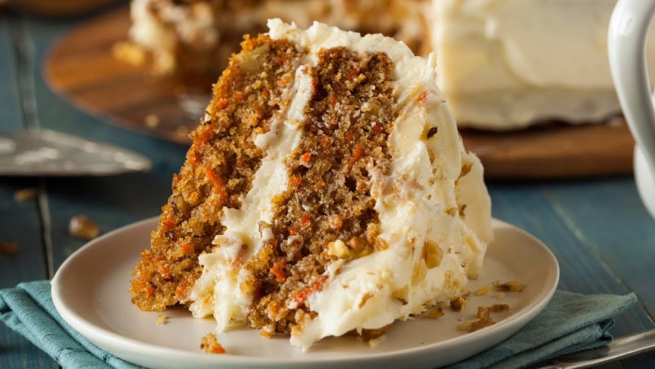 Торт с морковью и грецкими орехами