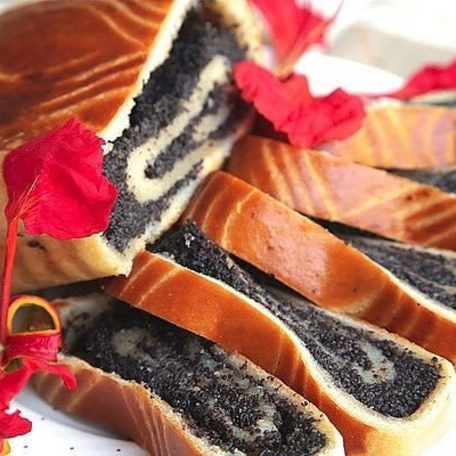 Торт маковый бисквит лимонный курд