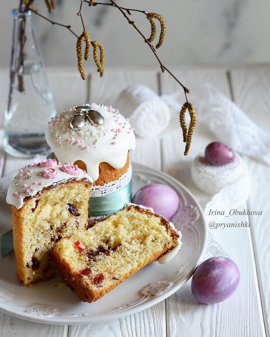 Кулич с лавандой